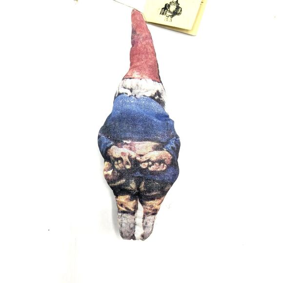Vintage Gnomes Gnome Christmas Tree Ornament Uniebeck 1978 Stuffed w/ Tag - Picture 4 of 8